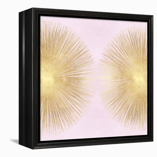 Sunburst Gold on Pink Blush II-Abby Young-Framed Stretched Canvas