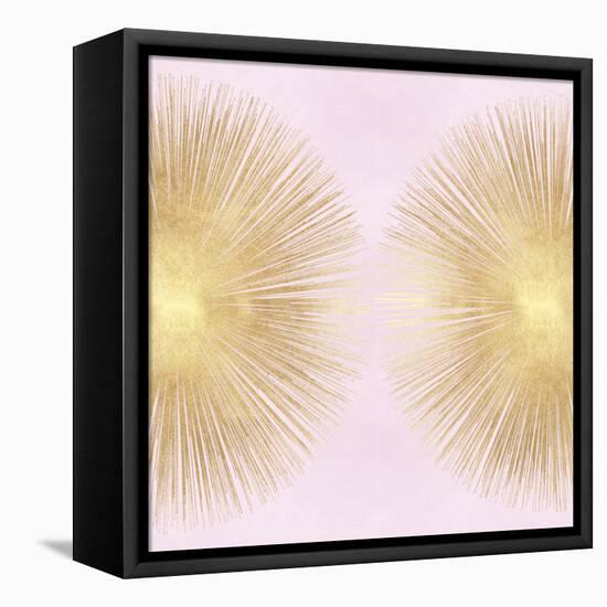 Sunburst Gold on Pink Blush II-Abby Young-Framed Stretched Canvas
