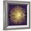 Sunburst Gold on Purple I-Abby Young-Framed Art Print