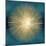 Sunburst Gold on Teal I-Abby Young-Mounted Art Print