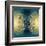 Sunburst Gold on Teal II-Abby Young-Framed Art Print