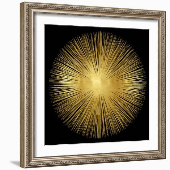 Sunburst on Black I-Abby Young-Framed Art Print