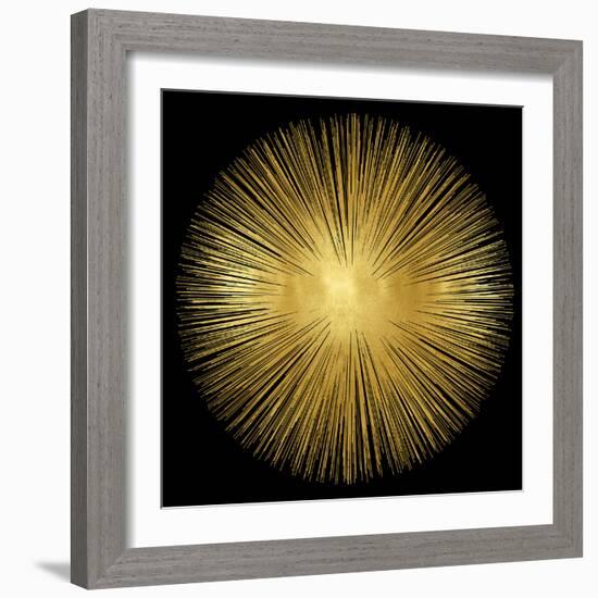 Sunburst on Black I-Abby Young-Framed Art Print