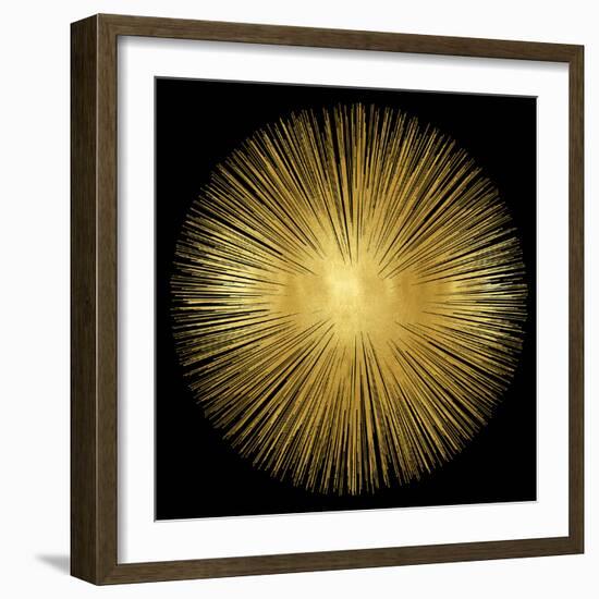 Sunburst on Black I-Abby Young-Framed Art Print