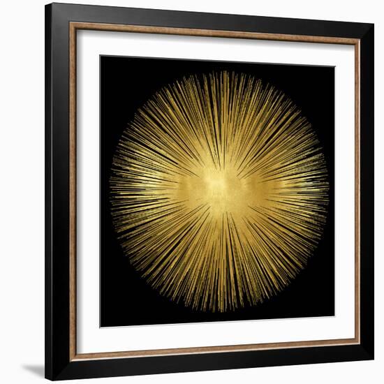 Sunburst on Black I-Abby Young-Framed Art Print