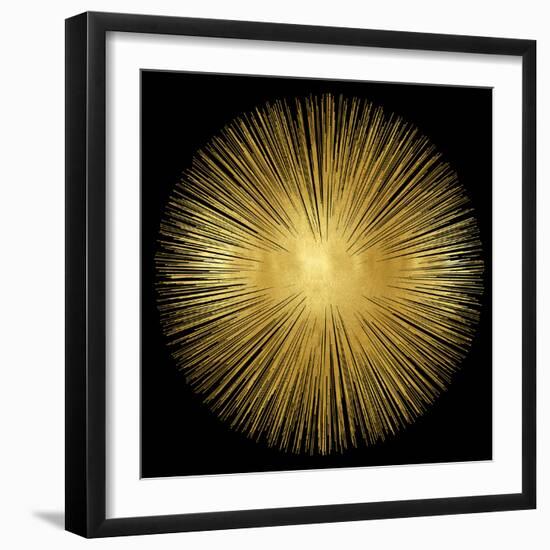 Sunburst on Black I-Abby Young-Framed Art Print