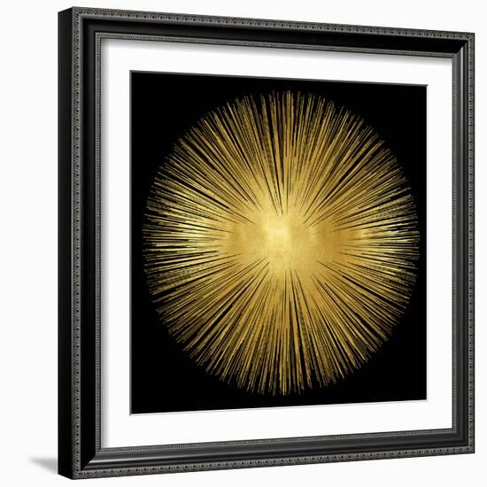 Sunburst on Black I-Abby Young-Framed Art Print