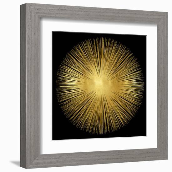 Sunburst on Black I-Abby Young-Framed Art Print