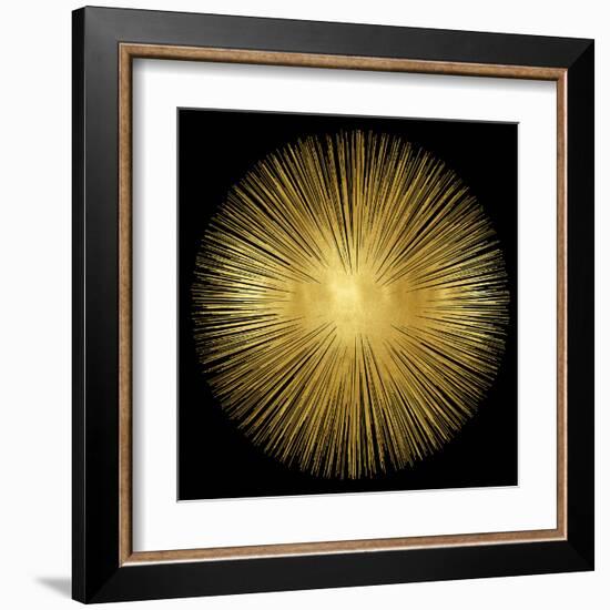 Sunburst on Black I-Abby Young-Framed Art Print