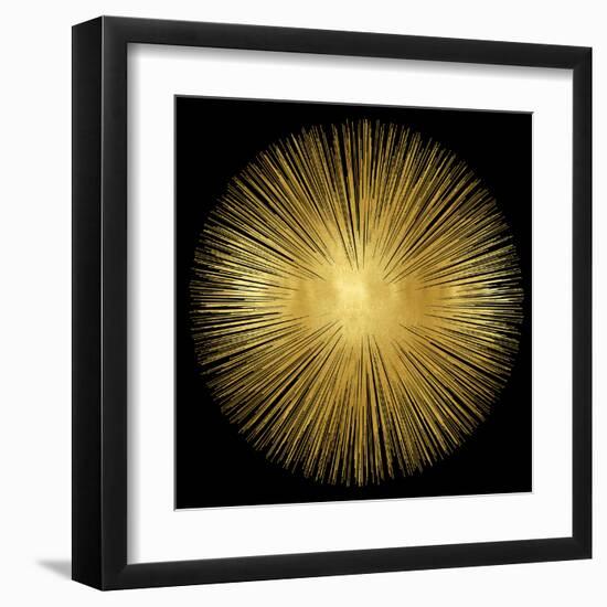 Sunburst on Black I-Abby Young-Framed Art Print