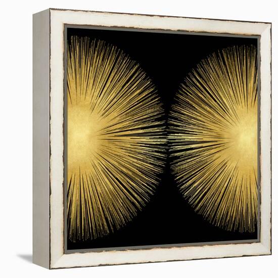 Sunburst on Black II-Abby Young-Framed Stretched Canvas