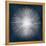 Sunburst on Dark Blue I-Abby Young-Framed Stretched Canvas