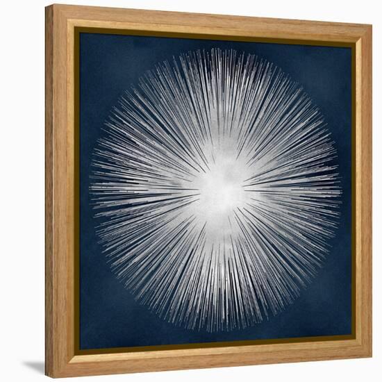 Sunburst on Dark Blue I-Abby Young-Framed Stretched Canvas