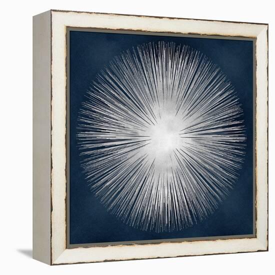 Sunburst on Dark Blue I-Abby Young-Framed Stretched Canvas