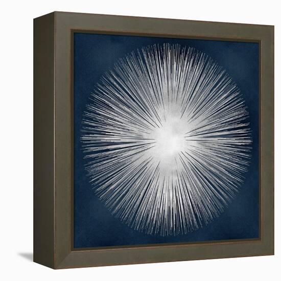 Sunburst on Dark Blue I-Abby Young-Framed Stretched Canvas