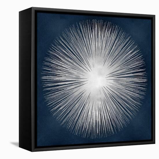 Sunburst on Dark Blue I-Abby Young-Framed Stretched Canvas