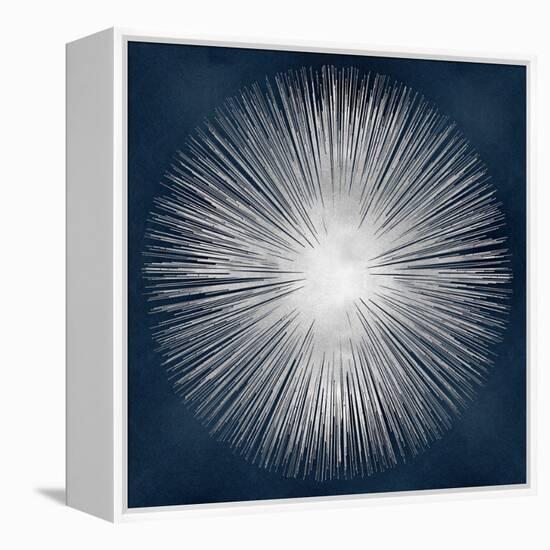 Sunburst on Dark Blue I-Abby Young-Framed Stretched Canvas