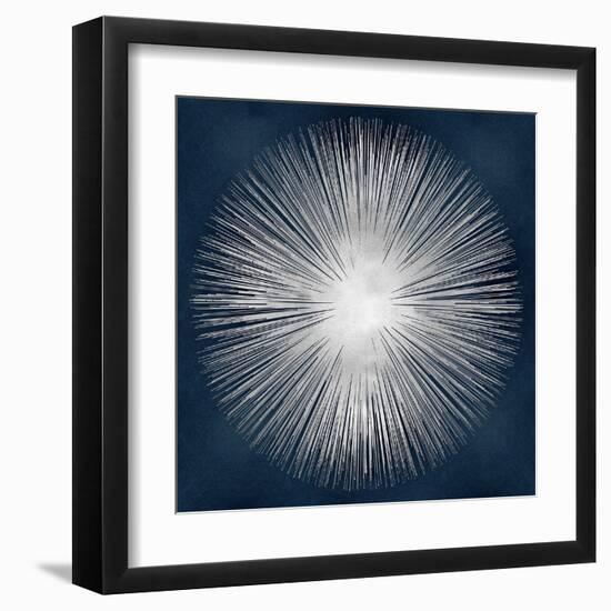 Sunburst on Dark Blue I-Abby Young-Framed Art Print