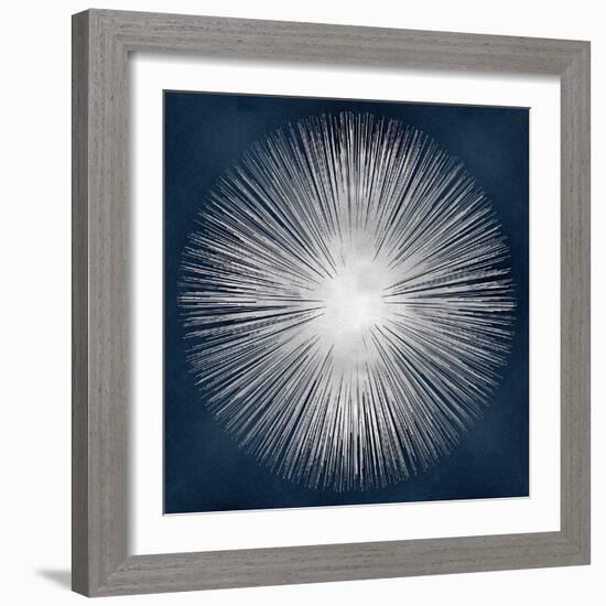 Sunburst on Dark Blue I-Abby Young-Framed Art Print