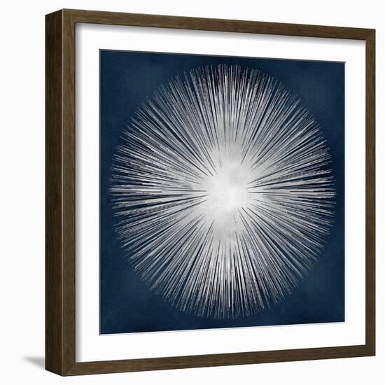 Sunburst on Dark Blue I-Abby Young-Framed Art Print