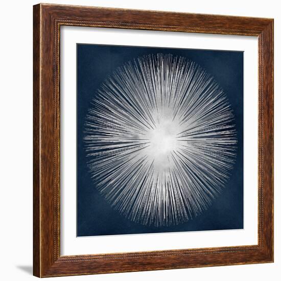 Sunburst on Dark Blue I-Abby Young-Framed Art Print