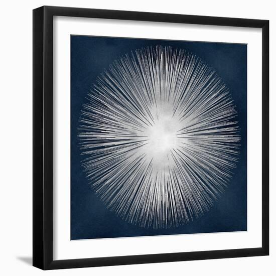 Sunburst on Dark Blue I-Abby Young-Framed Art Print