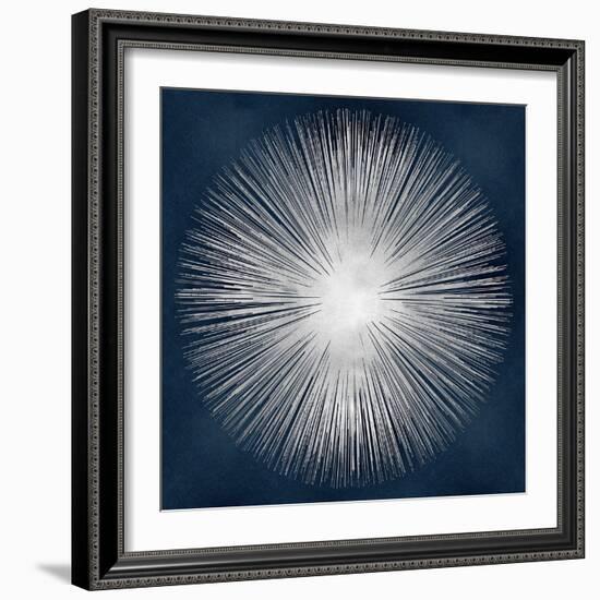 Sunburst on Dark Blue I-Abby Young-Framed Art Print