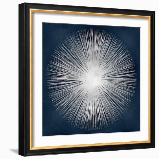 Sunburst on Dark Blue I-Abby Young-Framed Art Print