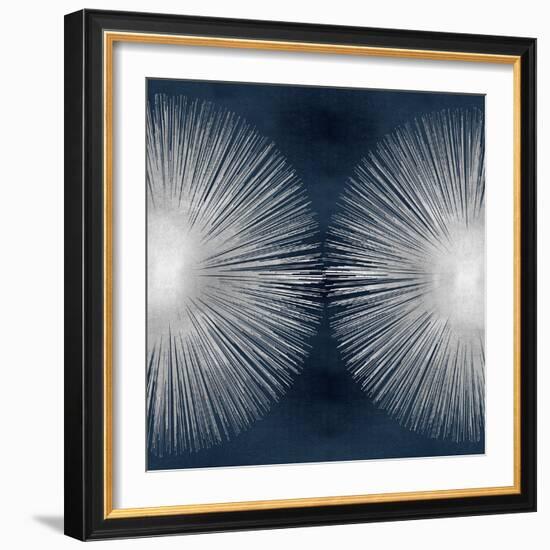 Sunburst on Dark Blue II-Abby Young-Framed Art Print