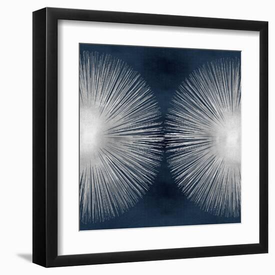 Sunburst on Dark Blue II-Abby Young-Framed Art Print