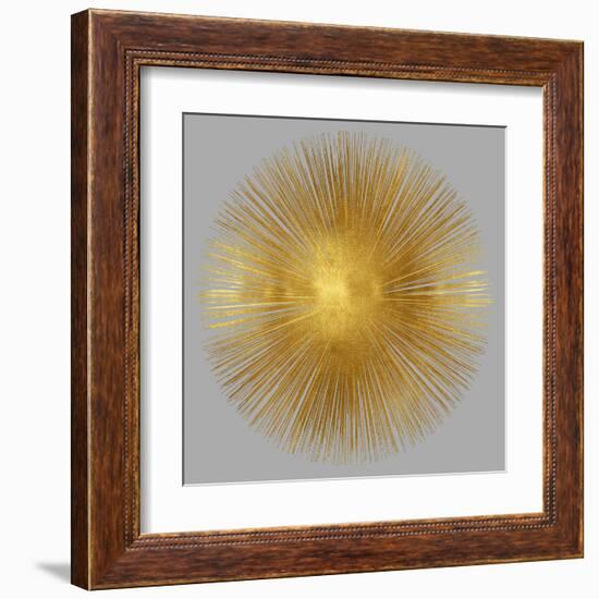 Sunburst on Grey I-Abby Young-Framed Art Print