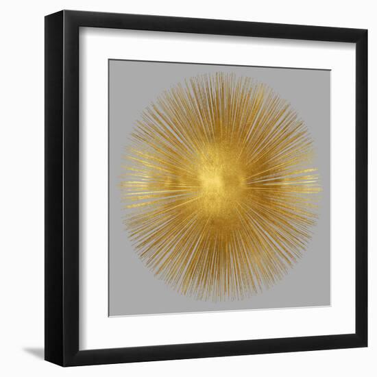 Sunburst on Grey I-Abby Young-Framed Art Print