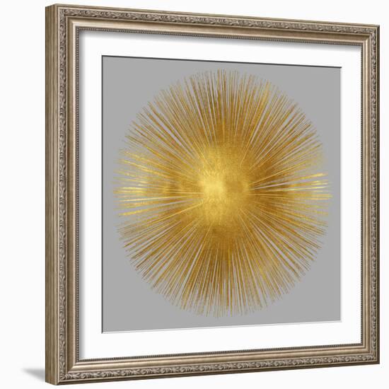 Sunburst on Grey I-Abby Young-Framed Art Print