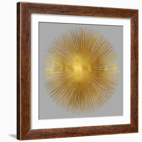 Sunburst on Grey I-Abby Young-Framed Art Print