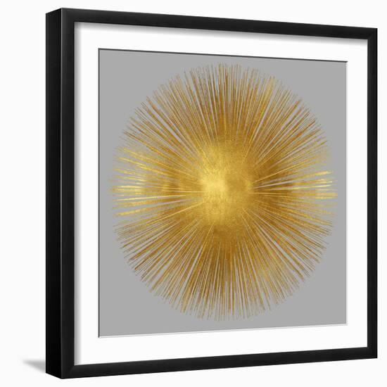 Sunburst on Grey I-Abby Young-Framed Art Print