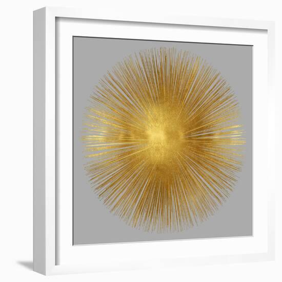 Sunburst on Grey I-Abby Young-Framed Art Print