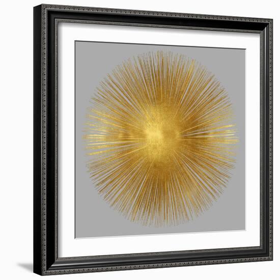 Sunburst on Grey I-Abby Young-Framed Art Print