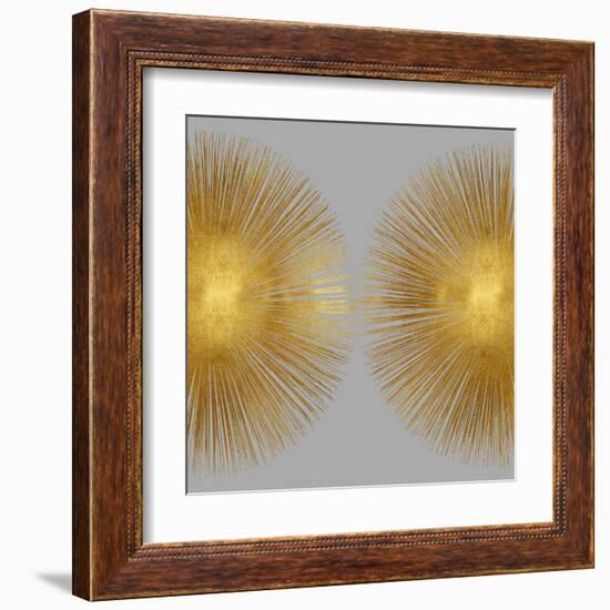 Sunburst on Grey II-Abby Young-Framed Art Print