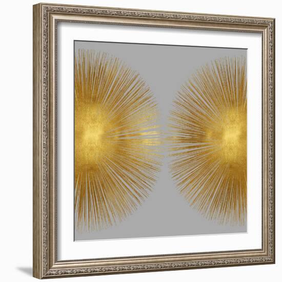 Sunburst on Grey II-Abby Young-Framed Art Print