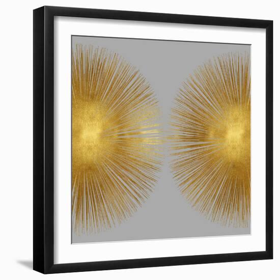 Sunburst on Grey II-Abby Young-Framed Art Print