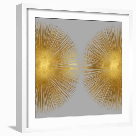 Sunburst on Grey II-Abby Young-Framed Art Print