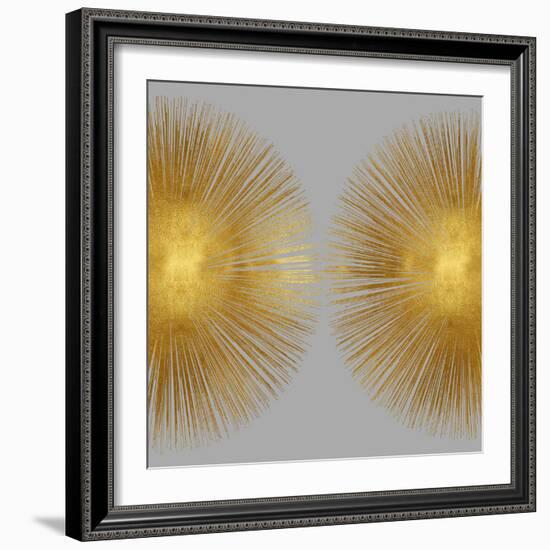 Sunburst on Grey II-Abby Young-Framed Art Print