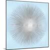 Sunburst Silver on Blue I-Abby Young-Mounted Art Print