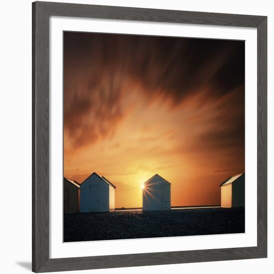 Sunburst Skies-David Keochkerian-Framed Art Print