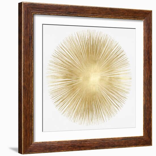 Sunburst Soft Gold I-Abby Young-Framed Art Print