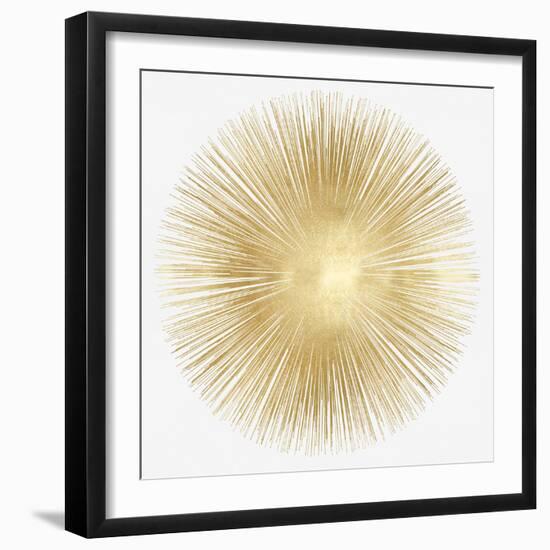 Sunburst Soft Gold I-Abby Young-Framed Art Print