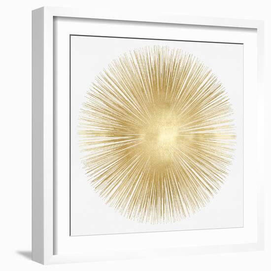 Sunburst Soft Gold I-Abby Young-Framed Art Print