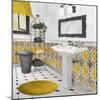 Sundance Bath II (Yellow)-Elizabeth Medley-Mounted Art Print