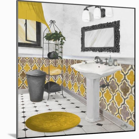 Sundance Bath II (Yellow)-Elizabeth Medley-Mounted Art Print