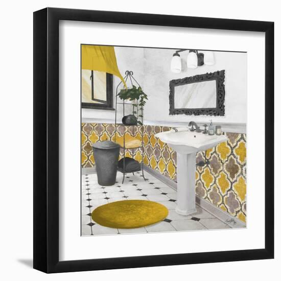 Sundance Bath II (Yellow)-Elizabeth Medley-Framed Art Print